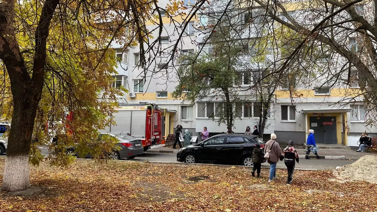 Пострадавшая многоэтажка в Белгороде