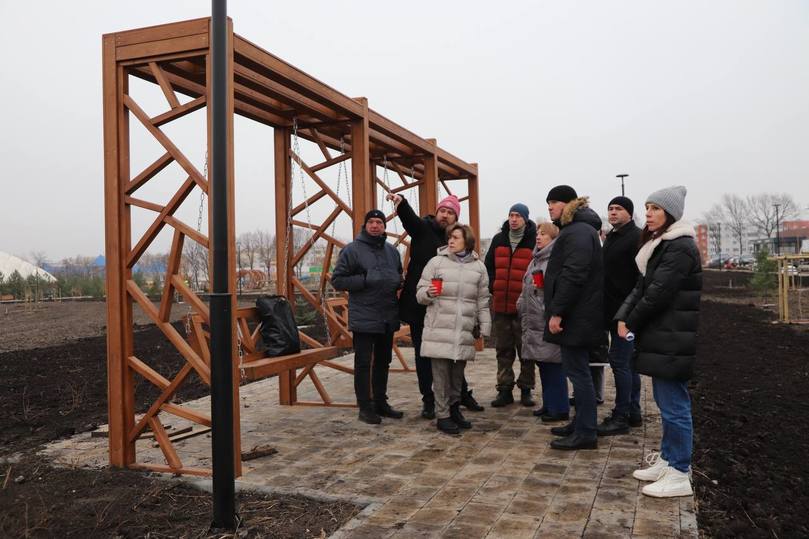 В Белгородском районе завершается благоустройство дендропарка1