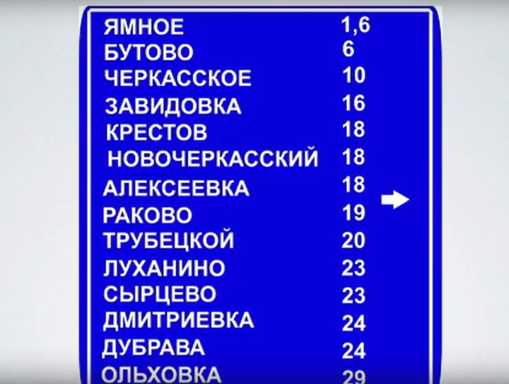 Белгородские власти не будут менять дорожные указатели из-за проблем с навигацией1